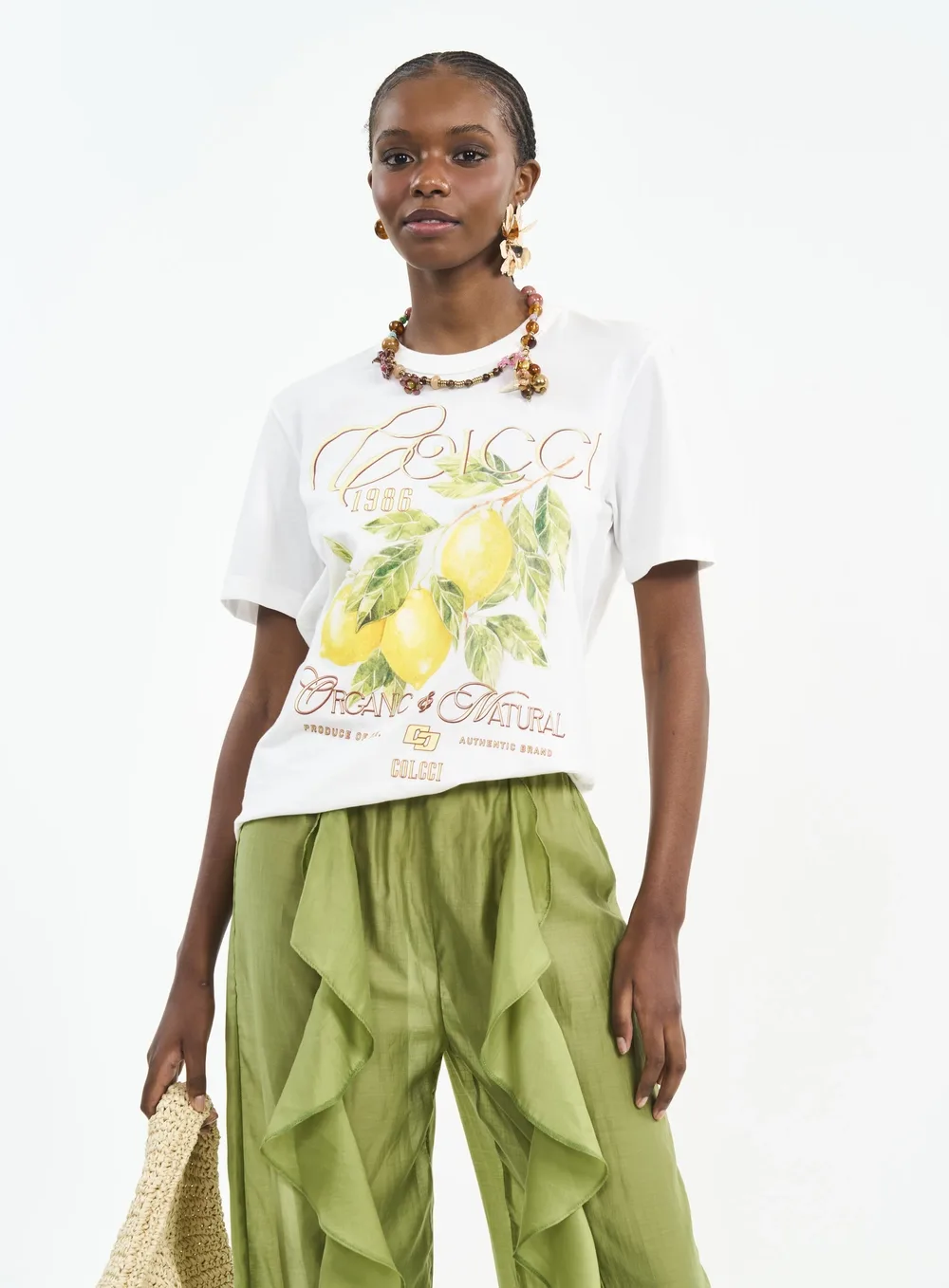 Camiseta Boy Com Estampa Lemons Organic