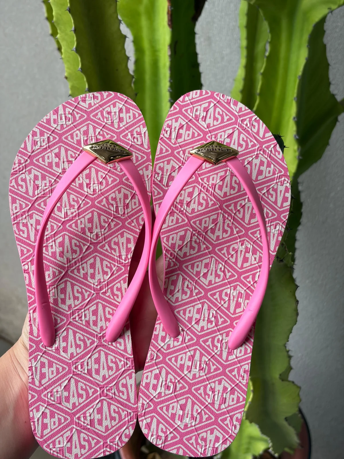 chinelo lanca monograma