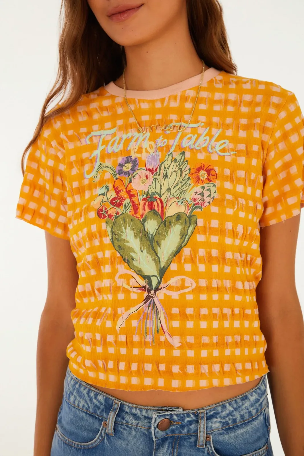T-Shirt Malha Especial Bouquet Feira