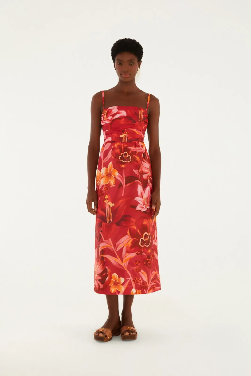 Vestido Longo Estampado Sonho De Flor